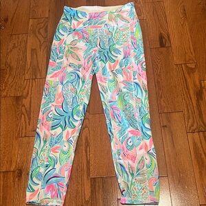 Lilly Pulitzer Multicolor Leaf Print Leggings